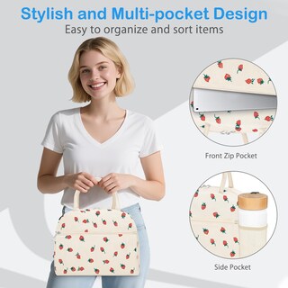 Foto 4 | Foto 4 | Bolsa Térmica Dalinda De Pana Con Diseño De Fresa Para Mujer - Venta Internacional.