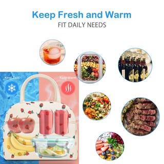 Foto 7 | Foto 7 | Bolsa Térmica Dalinda De Pana Con Diseño De Fresa Para Mujer - Venta Internacional.