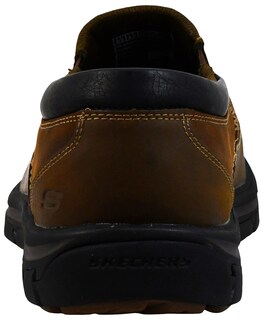 Foto 3 | Foto 3 | Zapatos Skechers Segment The Search Mocasín Slip On Para Hombre Marrón - Venta Internacional.