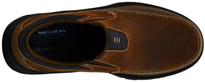 Foto 5 | Foto 5 | Zapatos Skechers Segment The Search Mocasín Slip On Para Hombre Marrón - Venta Internacional.