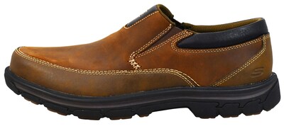 Foto 7 | Foto 7 | Zapatos Skechers Segment The Search Mocasín Slip On Para Hombre Marrón - Venta Internacional.