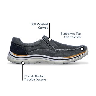 Foto 4 | Foto 4 | Zapatos Skechers Expected Avillo Moccasín Para Hombre Azul - Venta Internacional.