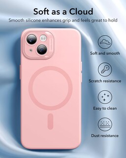 Foto 5 | Foto 5 | Funda Esr Para Iphone 14 Con Magsafe Silicona Líquida Rosa - Venta Internacional.