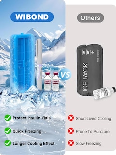 Foto 2 | Foto 2 | Estuche De Viaje Refrigerante Para Insulina Wibond Para Plumas Y Viales + Accesorios - Venta Internacional.