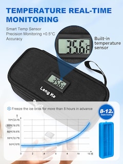 Foto 3 | Foto 3 | Estuche De Viaje Refrigerante Para Insulina Wibond Para Plumas Y Viales + Accesorios - Venta Internacional.