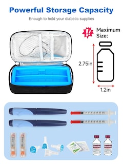 Foto 4 | Foto 4 | Estuche De Viaje Refrigerante Para Insulina Wibond Para Plumas Y Viales + Accesorios - Venta Internacional.