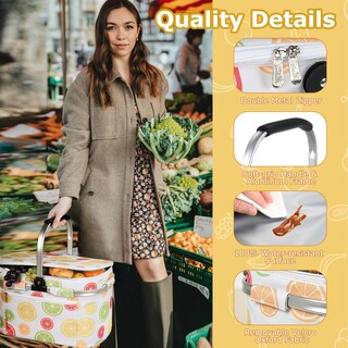 Foto 5 | Foto 5 | Cesta De Picnic Tirrinia Grande 34l Aislada Y Resistente Al Agua - Venta Internacional.