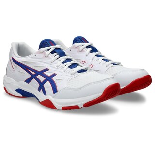 Foto 2 | Foto 2 | Zapatillas De Vóleibol Asics Gel-rocket 11 Para Hombre Blanco/azul Asics - Venta Internacional.