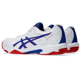 Foto 3 | Foto 3 | Zapatillas De Vóleibol Asics Gel-rocket 11 Para Hombre Blanco/azul Asics - Venta Internacional.