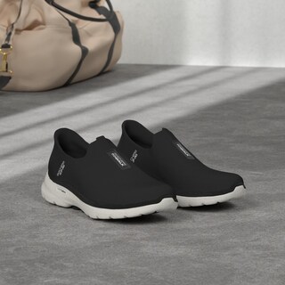 Foto 2 | Foto 2 | Tenis Slip-on Para Caminar Skechers Go Walk 6 Para Hombre En Negro/blanco - Venta Internacional.