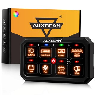 Foto 1 | Foto 1 | Panel De Interruptores Auxbeam Rgb 12v 8 Canales Para Auto Camioneta Suv Rv - Venta Internacional.