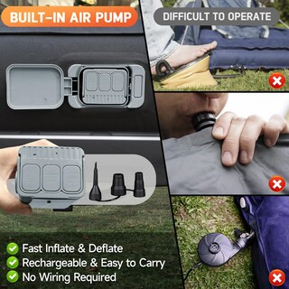 Foto 3 | Foto 3 | Colchón Inflable Para Cama De Camioneta Umbrauto Con Bomba Para Cajas De 1.7 A 1.8 Metros - Venta Internacional.