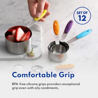 Foto 5 | Foto 5 | Set De Tazas Y Cucharas Medidoras New Star Foodservice 1028065 - Venta Internacional.