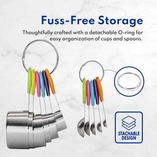 Foto 6 | Foto 6 | Set De Tazas Y Cucharas Medidoras New Star Foodservice 1028065 - Venta Internacional.