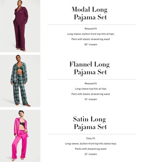 Foto 6 | Foto 6 | Conjunto De Pijama De Modal Victoria's Secret Con Camisa De Manga Larga Y Pantalones - Venta Internacional.