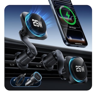 Foto 1 | Foto 1 | Soporte Con Cargador Para Auto Esr Omnilock Qi2.2 25w Magsafe Iphone 17/16 - Venta Internacional.