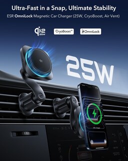 Foto 2 | Foto 2 | Soporte Con Cargador Para Auto Esr Omnilock Qi2.2 25w Magsafe Iphone 17/16 - Venta Internacional.