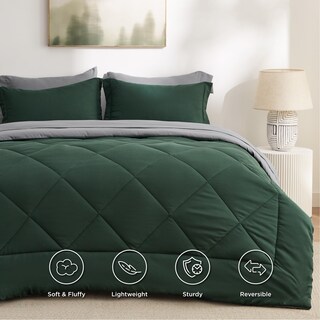 Foto 2 | Foto 2 | Juego De Edredón Bedsure King Size Reversible Verde Bosque 7 Piezas - Venta Internacional.