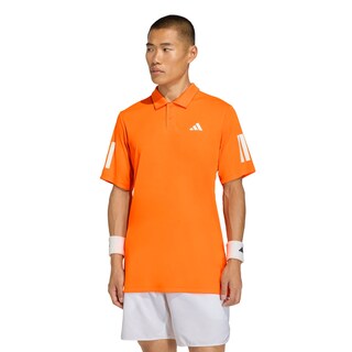 Foto 1 | Foto 1 | Playera Polo Club De Tenis 3 Franjas Adidas Naranja Hombre