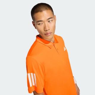 Foto 5 | Foto 5 | Playera Polo Club De Tenis 3 Franjas Adidas Naranja Hombre