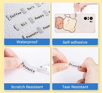 Foto 2 | Foto 2 | Etiquetas Transparentes Phomemo D30 0.55x1.18'' 210 Unidades/rollo 3 Rollos - Venta Internacional.