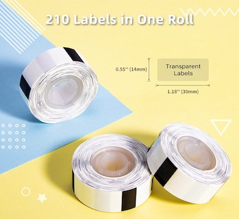 Foto 5 | Foto 5 | Etiquetas Transparentes Phomemo D30 0.55x1.18'' 210 Unidades/rollo 3 Rollos - Venta Internacional.