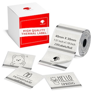 Foto 1 | Foto 1 | Etiquetas Térmicas Transparentes Phomemo Para M110/m120/m220/m150/m250 - Venta Internacional.