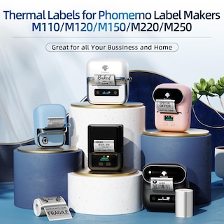 Foto 3 | Foto 3 | Etiquetas Térmicas Transparentes Phomemo Para M110/m120/m220/m150/m250 - Venta Internacional.