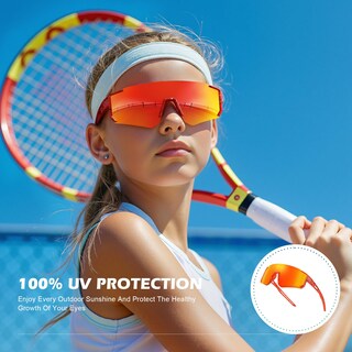 Foto 4 | Foto 4 | Gafas Deportivas Polarizadas Para Niños Fanshen Para Béisbol Edades 3-12 (es_co) - Venta Internacional.