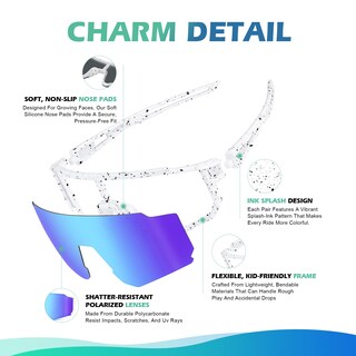 Foto 7 | Foto 7 | Gafas Deportivas Polarizadas Para Niños Fanshen Para Béisbol Edades 3-12 (es_co) - Venta Internacional.