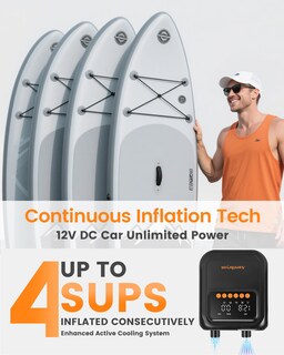 Foto 3 | Foto 3 | Bomba Eléctrica Para Tabla De Paddle Aurethryon 20 Psi Con Conector Para Auto - Venta Internacional.