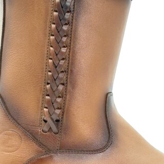 Foto 7 | Foto 7 | Botín Piel Genuina Artesanal Cuero Calzado Del Bajío Miel