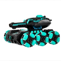 Carros De Control Remoto Tanque Rotación De 360° Batería Rc Recargable Modelo Verde