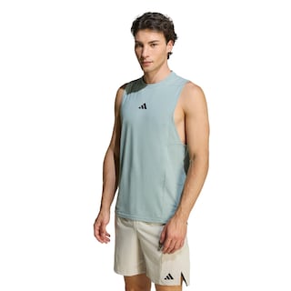 Foto 1 | Foto 1 | Playera Sin Mangas De Entrenamiento Designed For Training Adidas Verde Hombre