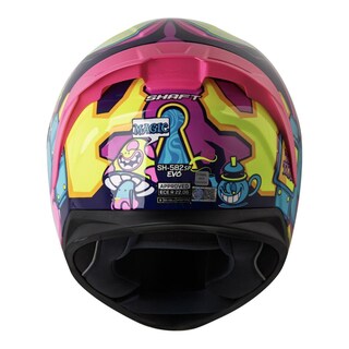 Foto 4 | Foto 4 | Casco Shaft Sh582sp Evo Mrd Magic Mica Transp Rep Az Cerr