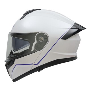 Foto 2 | Foto 2 | Casco Roda Force Blanco Azul L Abatible Svs Blanco