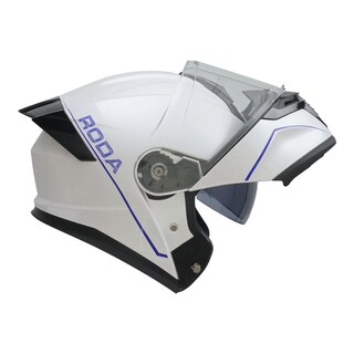 Foto 6 | Foto 6 | Casco Roda Force Blanco Azul L Abatible Svs Blanco