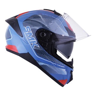 Foto 6 | Foto 6 | Casco Smk Typhoon Azul Mystic Gl551 Cerrado Svs Azul