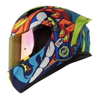 Foto 1 | Foto 1 | Casco Shaft Sh582sp Evo Ama Graff Mica Tr Rep Rj Cerr Amarillo