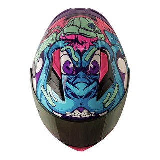 Foto 3 | Foto 3 | Casco Shaft Sh582sp Evo Fc Graff Mica Transp Rep Mrd Cerr Fucsia