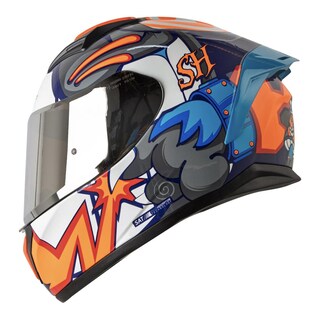 Foto 1 | Foto 1 | Casco Shaft Sh582sp Evo Gr Az Magic M.tr Rep Plat Cerr Multicolor