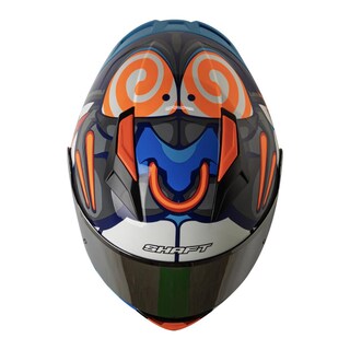 Foto 3 | Foto 3 | Casco Shaft Sh582sp Evo Gr Az Magic M.tr Rep Plat Cerr Multicolor