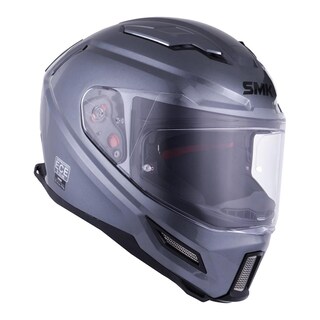 Foto 3 | Foto 3 | Casco Smk Agnar Antracita Glda600 Mica Humo Cerrado Svs Negro
