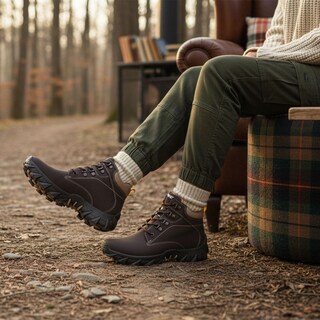 Foto 3 | Foto 3 | Bota Casual Senderismo Rokino 3453 Café Estilo Trekking para Mujer