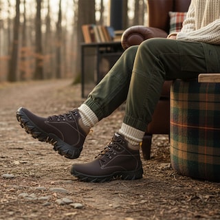 Foto 3 | Foto 3 | Bota Casual Senderismo Rokino 3453 Café Estilo Trekking para Mujer