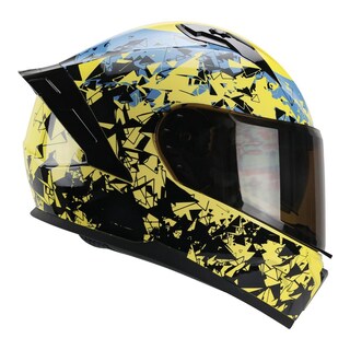 Foto 1 | Foto 1 | Casco Roda Drift Amarillo Fractal Rise L Cerrado Mica Humo Svs Amarillo