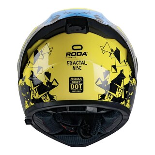Foto 5 | Foto 5 | Casco Roda Drift Amarillo Fractal Rise L Cerrado Mica Humo Svs Amarillo