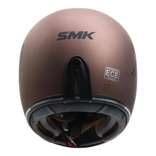Foto 5 | Foto 5 | Casco Smk Retro Negro Dorado Mate Seven Gl720 L Cerrado Negro
