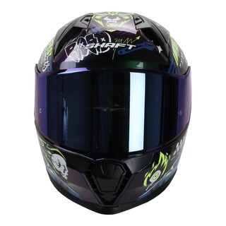 Foto 4 | Foto 4 | Casco Shaft Sh560 Amarillo Camaleon Motion L Cerrado Mica Iridium Azul Amarillo