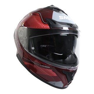Foto 3 | Foto 3 | Casco Smk Typhoon Rojo Mystic Gl336 Cerrado Svs Rojo